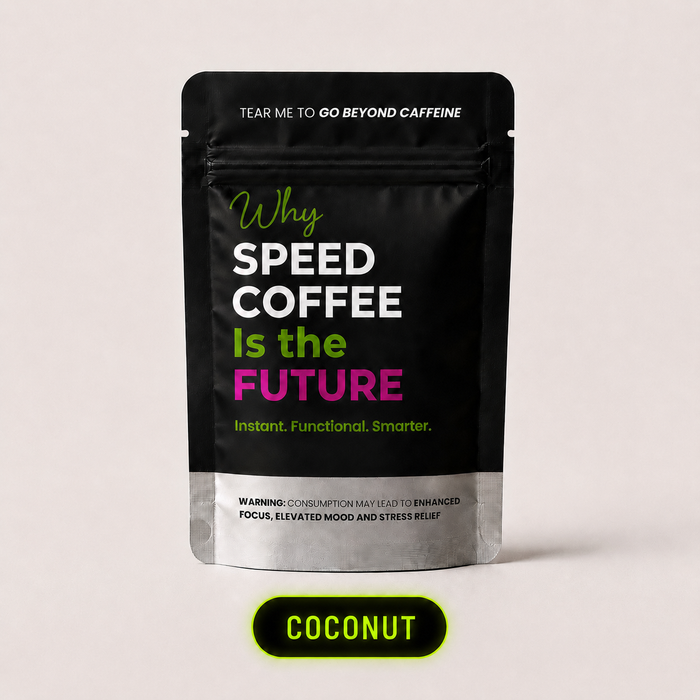 Instant coffee with 7 mushroom infusion- Coconut (25 g) 10 Servings