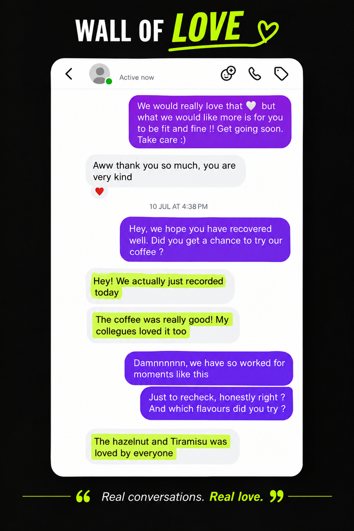 Customer feedback