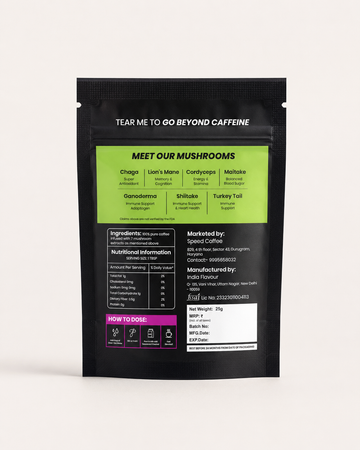 Instant coffee with 7 mushroom infusion- Coconut (25 g) 10 Servings